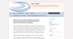 Desktop Screenshot of istdp.de