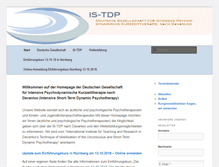 Tablet Screenshot of istdp.de